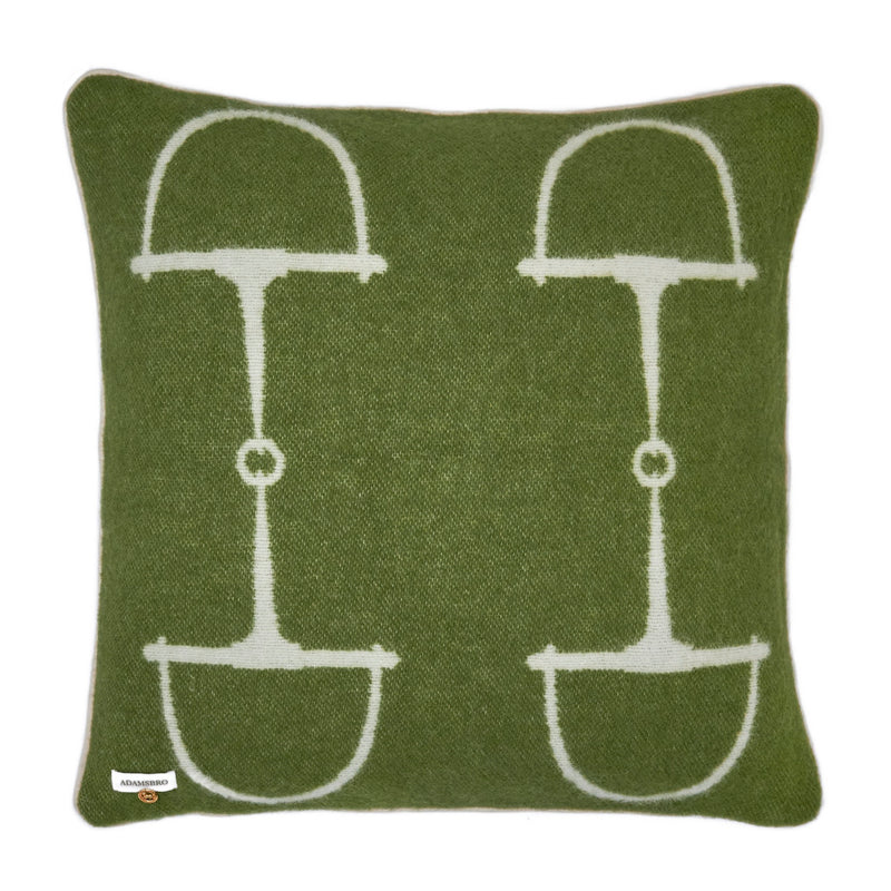 CLASSIC BIT CUSHION NZ WOOL MOSS