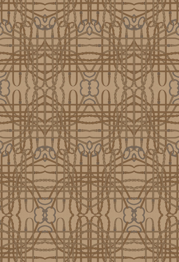 17-09-024-20 Wallpaper Bridle Caramel