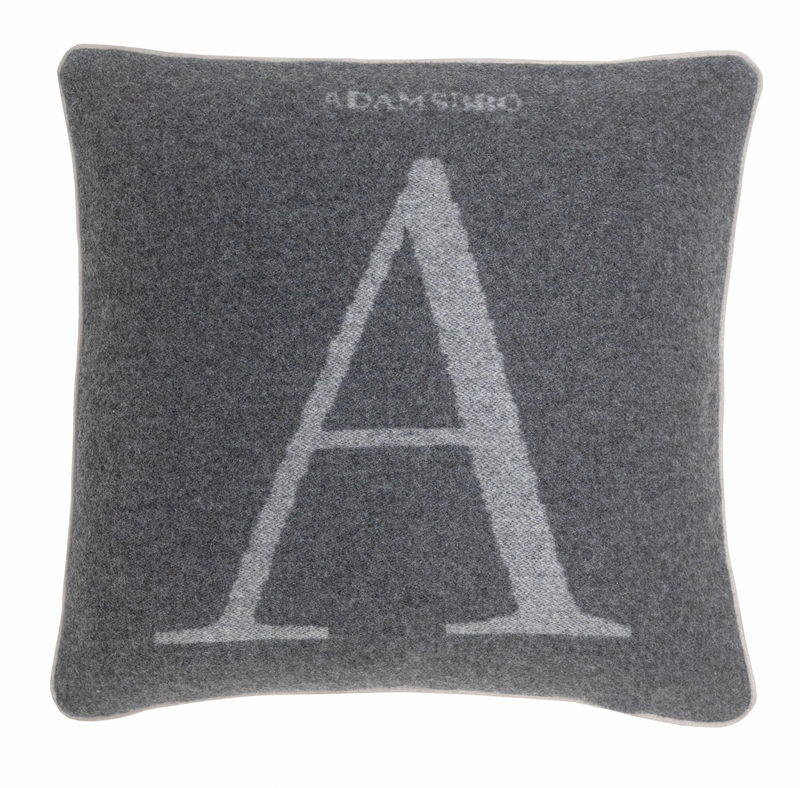 Wool Cashmere Cushion Halter Grey