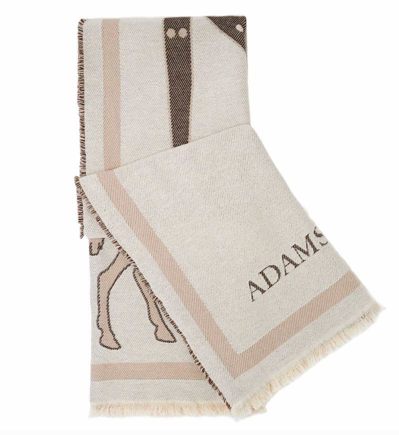 Cotton Jacquard Blanket Horses